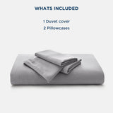 Rayon Derived from Bamboo and Linen Duvet Cover Set