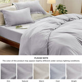 Prewashed Polyester Microfiber Duvet Cover Set