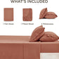 Breathable Cotton Linen Bed Sheet Set