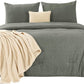 5 Piece Cotton Waffle Weave Bed-in-a-bag