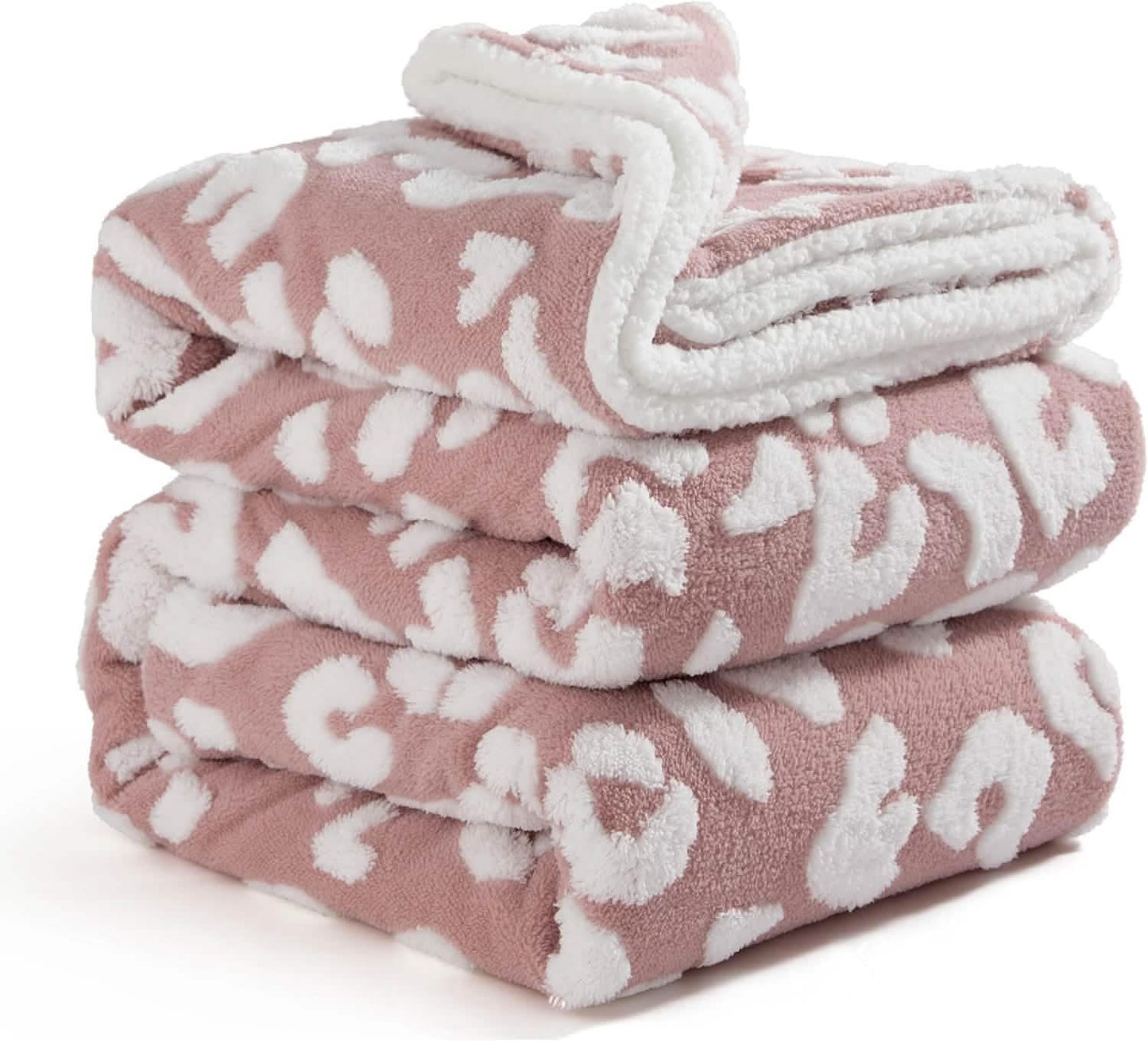 Textured Sherpa Fleece Blanket