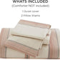 100% Cotton Stripe Textured Jacquard Duvet Cover Set