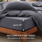Comprehensive Prewashed Duvet Cover Set