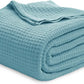 Cotton Waffle Weave Blanket