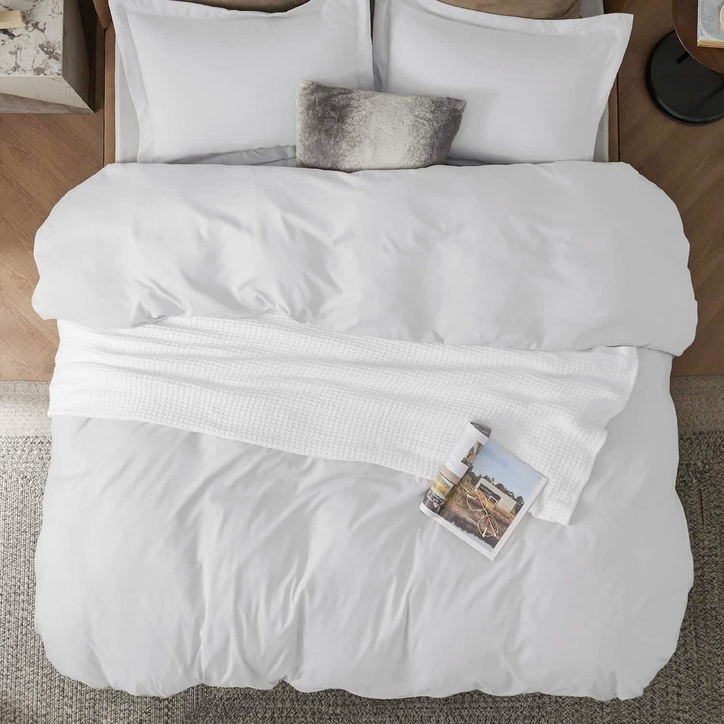Brushed Polyester Microfiber Duvet Cover Set