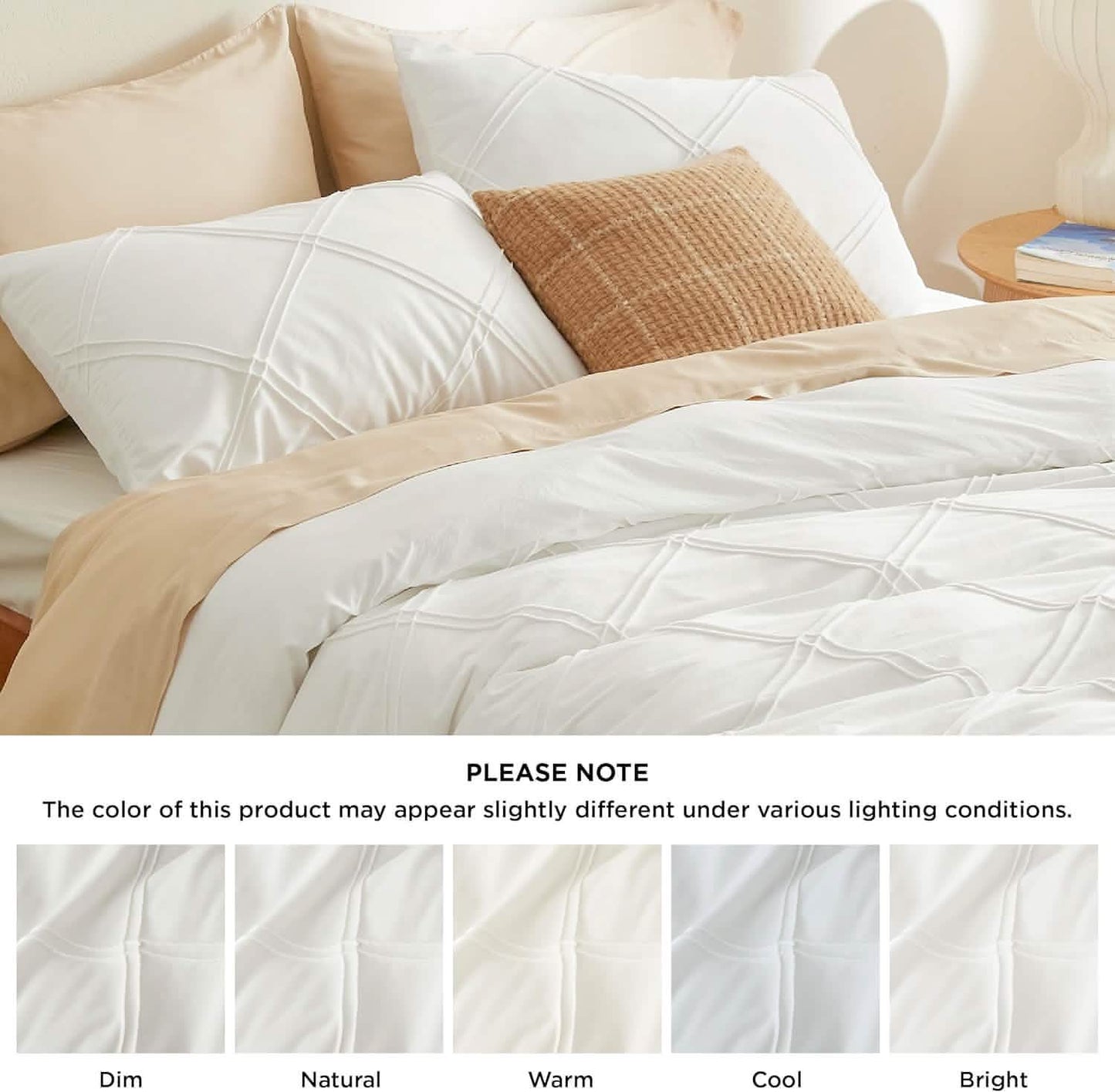 GentleSoft™ Velvet Pinch-Pleated Duvet Cover Set