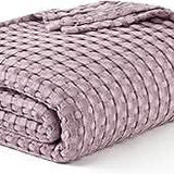 Viscose from Bamboo Waffle Weave Blanket