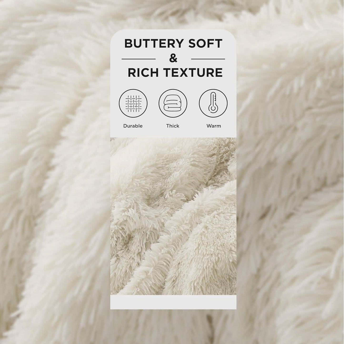 Fuzzy Faux Fur Blanket