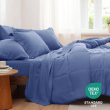 Bedsure Comforter Set - 7 Pieces Solid