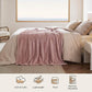 Textured Bubble Flannel Fleece Blanket
