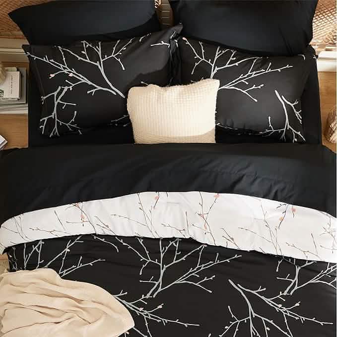 Tree Branch Floral Pattern Bed in A Bag