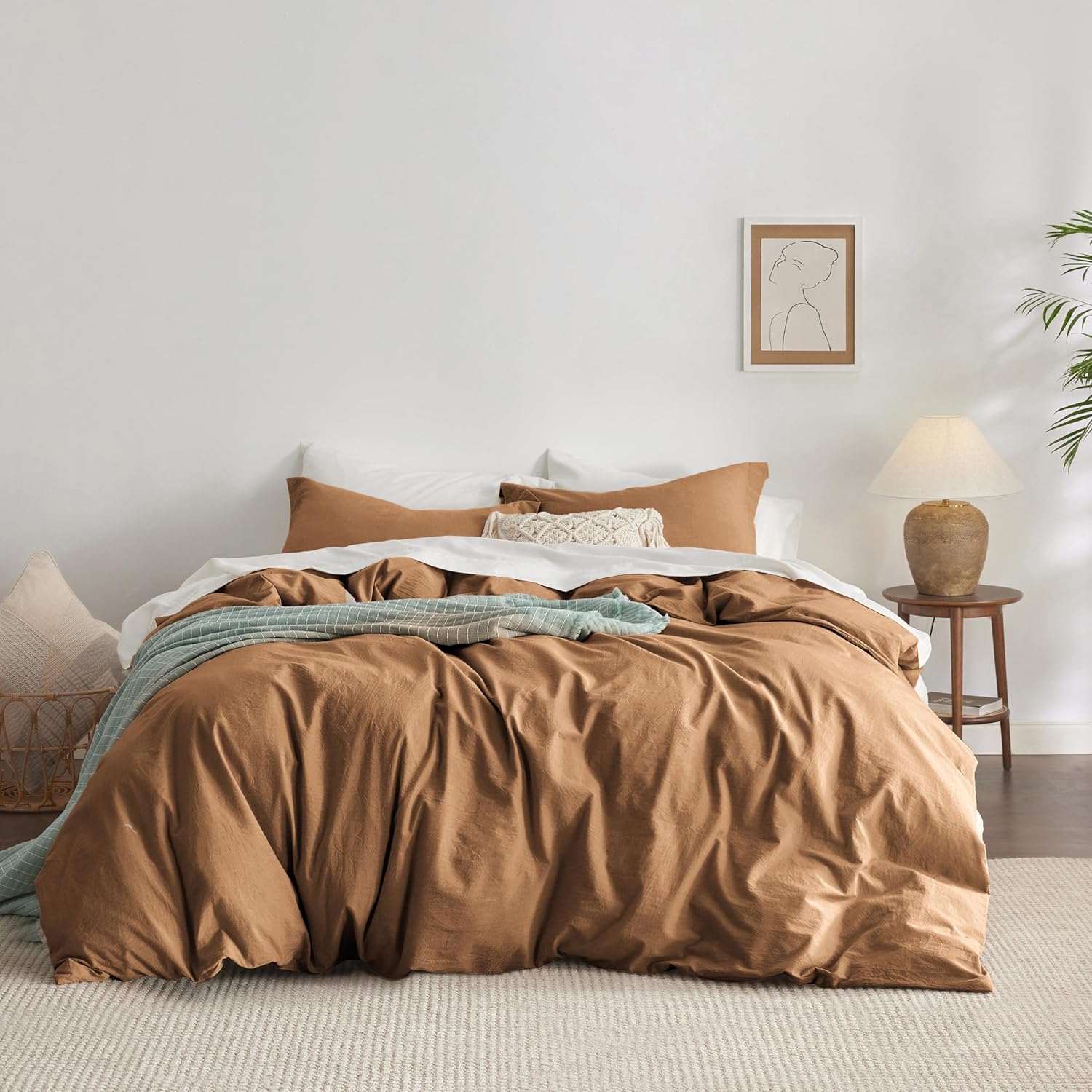 100% Washed Cotton Duvet Cover