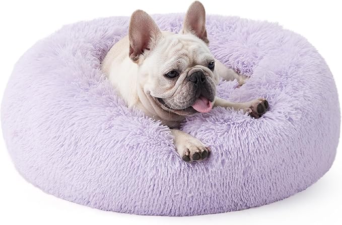 Calming Donut Bed for Dogs and Cats