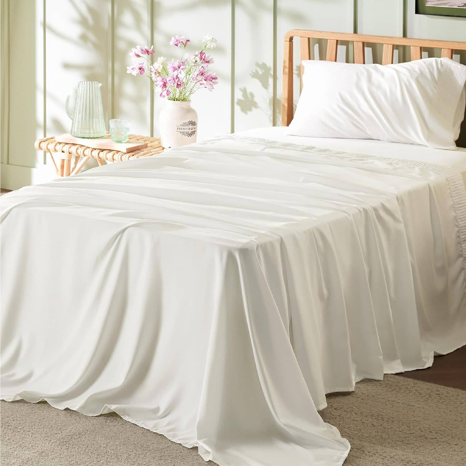 Ruched Sheet Set-1