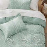 Clipped Jacquard Duvet Cover Set