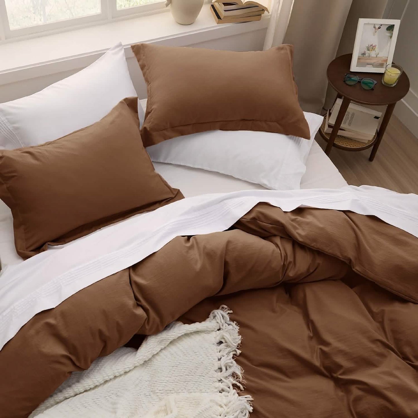 Prewashed Polyester Microfiber Duvet Cover Set