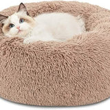 Calming Donut Bed for Dogs and Cats