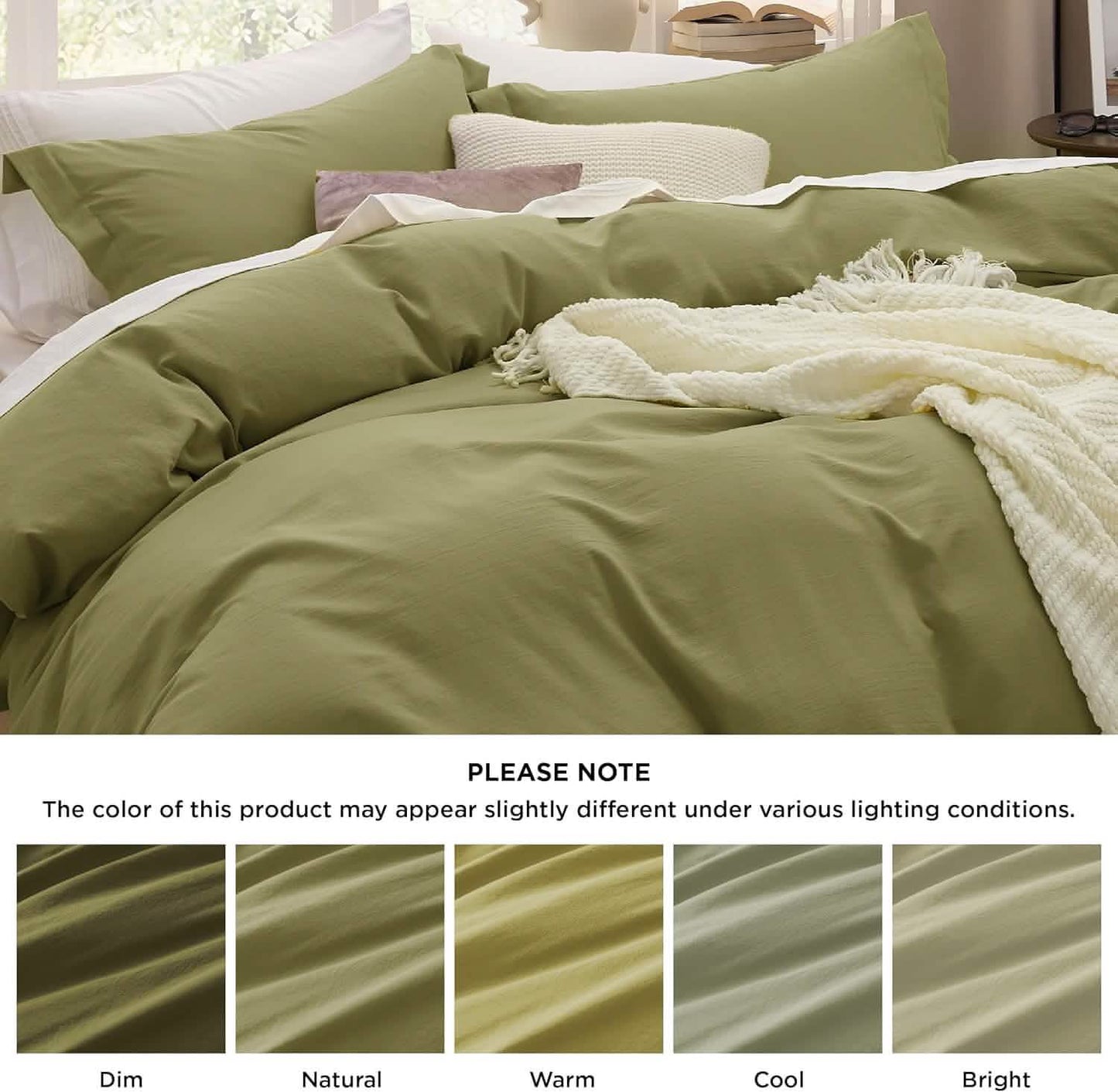 Prewashed Polyester Microfiber Duvet Cover Set