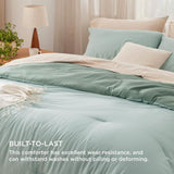 Prewashed Plain Comforter Set