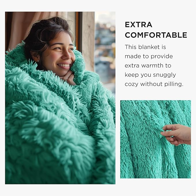 Fuzzy Faux Fur Blanket