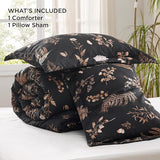 Retro Botanical Comforter Set