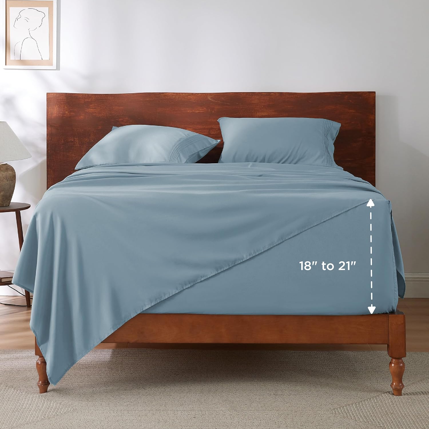 Moisture-Wicking Polyester sheet set