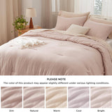 Prewashed Reversible Comforter Set