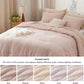 Prewashed Plain Comforter Set