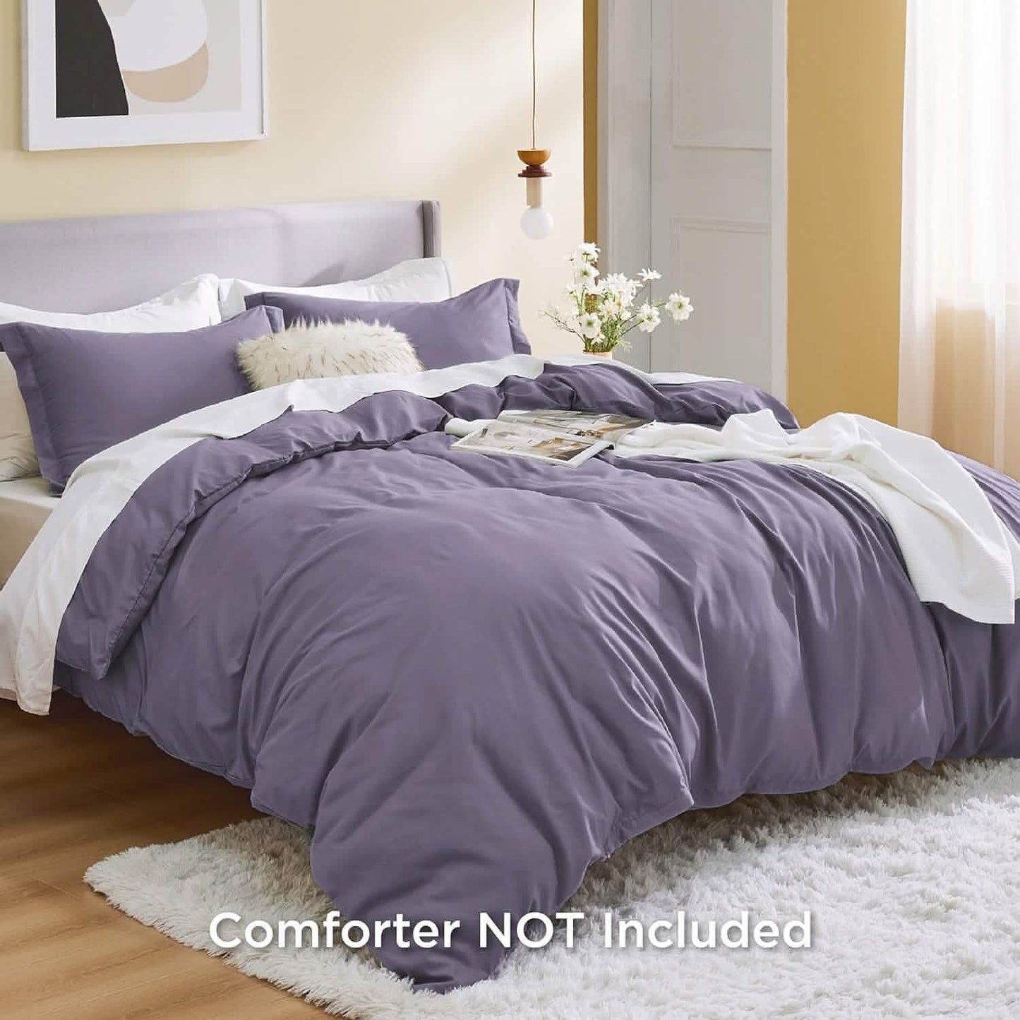 Brushed Polyester Microfiber Duvet Cover Set