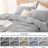 Polyester and Rayon Derived Duvet Cover Set