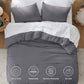 Prewashed Plain Comforter Set