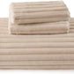 Striped Flannel Duvet Cover Set