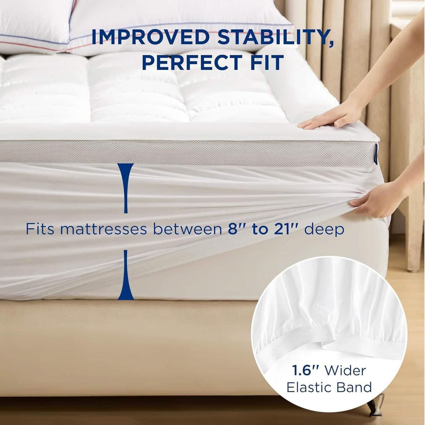 GentleSoft™ Luxury Loft Mattress Pad