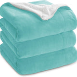 Sherpa and Fleece Reversible Blanket-2