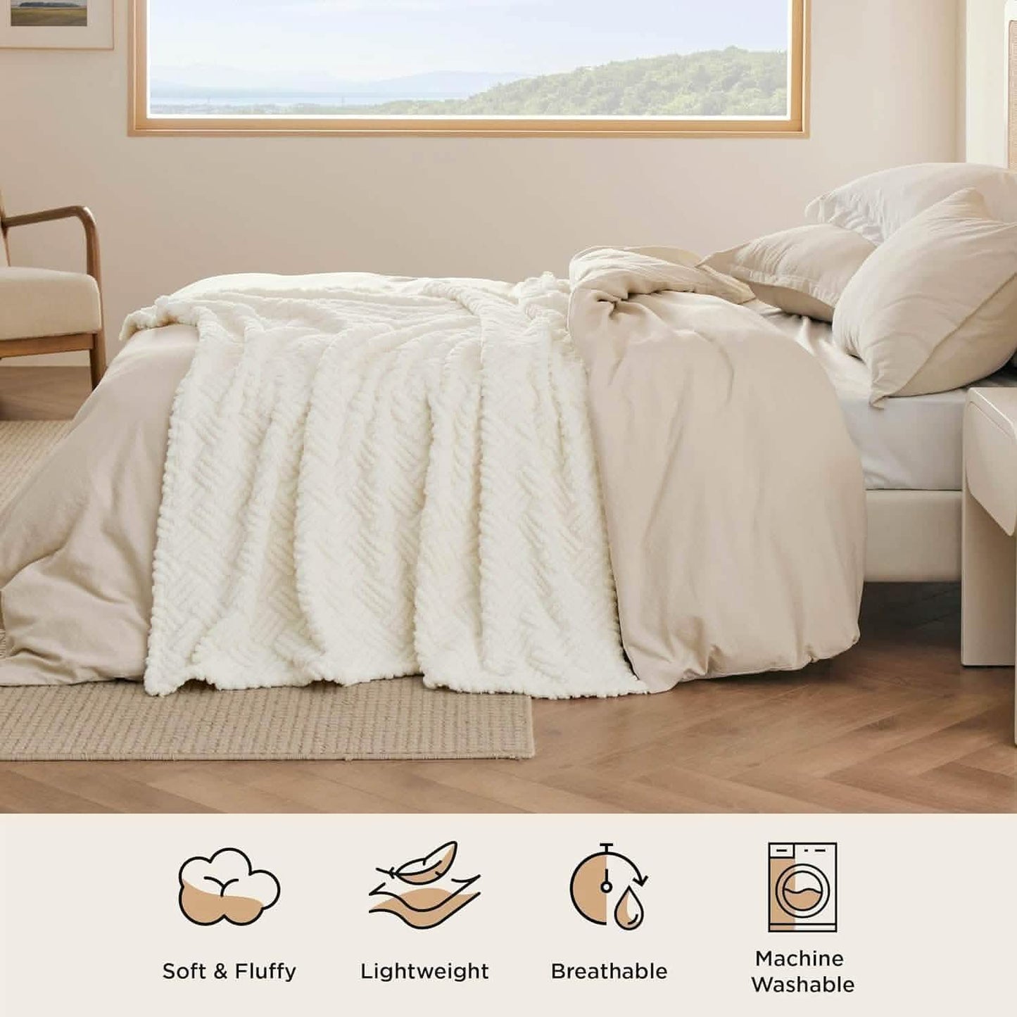 Jacquard Boho Sherpa Blanket