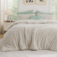 Striped Flannel Comforter Set