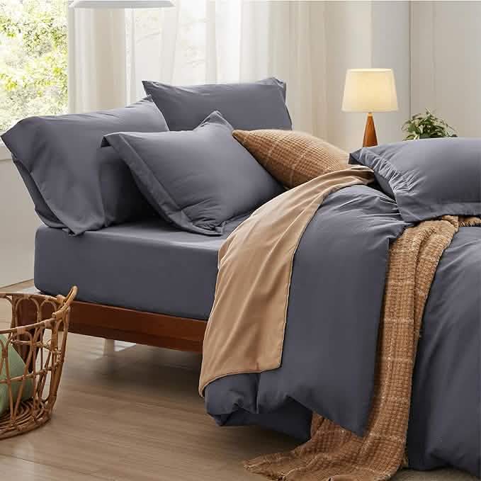 Comprehensive Prewashed Duvet Cover Set