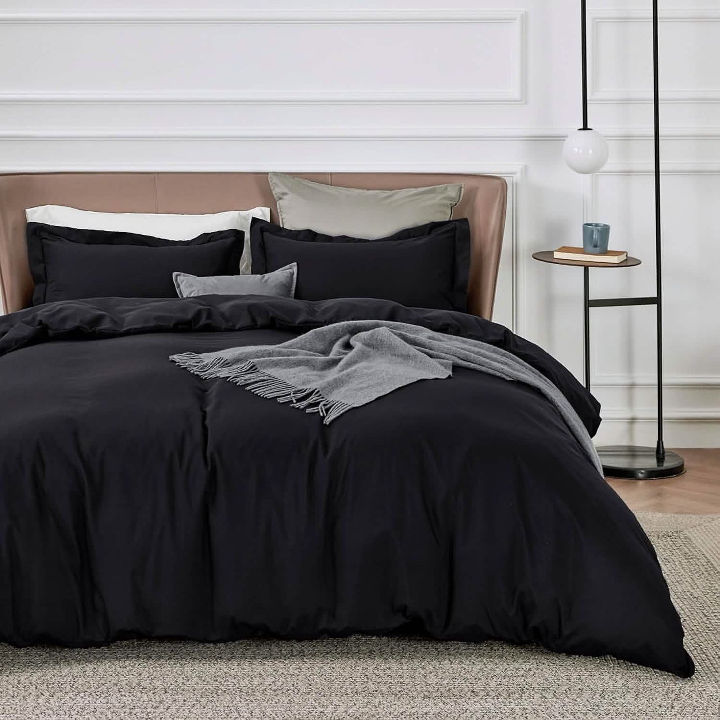 Brushed Polyester Microfiber Duvet Cover Set