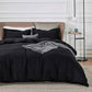 Brushed Microfiber Duvet Cover Sets With Fitted Sheet
