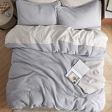 100% Cotton Waffle Weave Duvet Cover Set