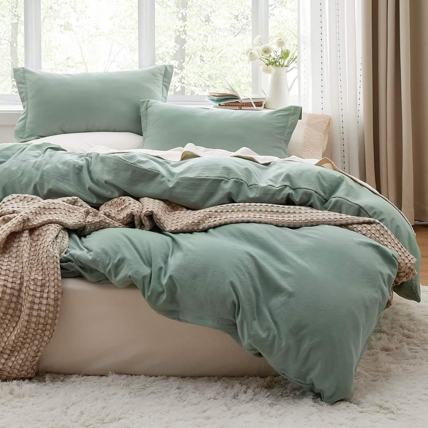 ButterySoft Ultra Soft Hypoallergenic Microfiber Duvet Cover Set