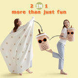 Bedsure Funny Blanket White