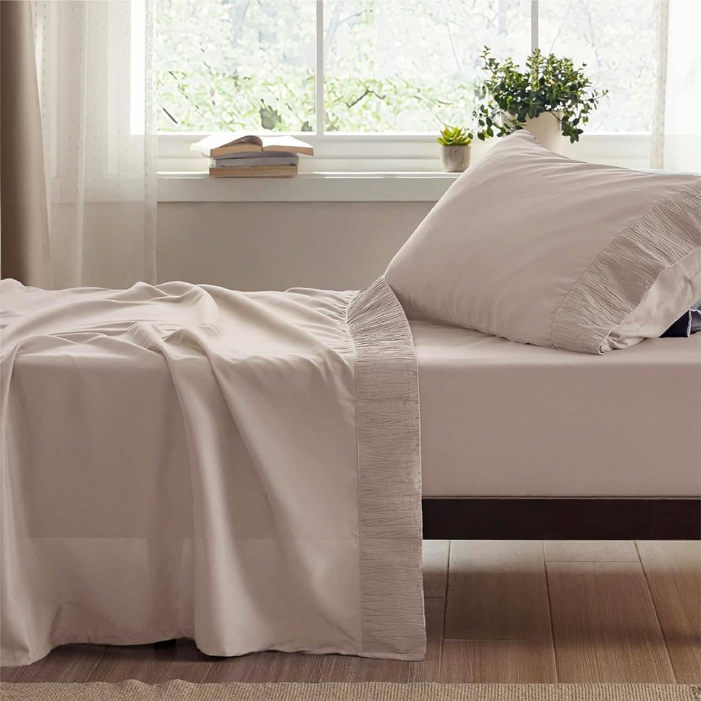 Ruched Sheet Set
