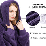 Shaggy Sherpa Blanket Hoodie