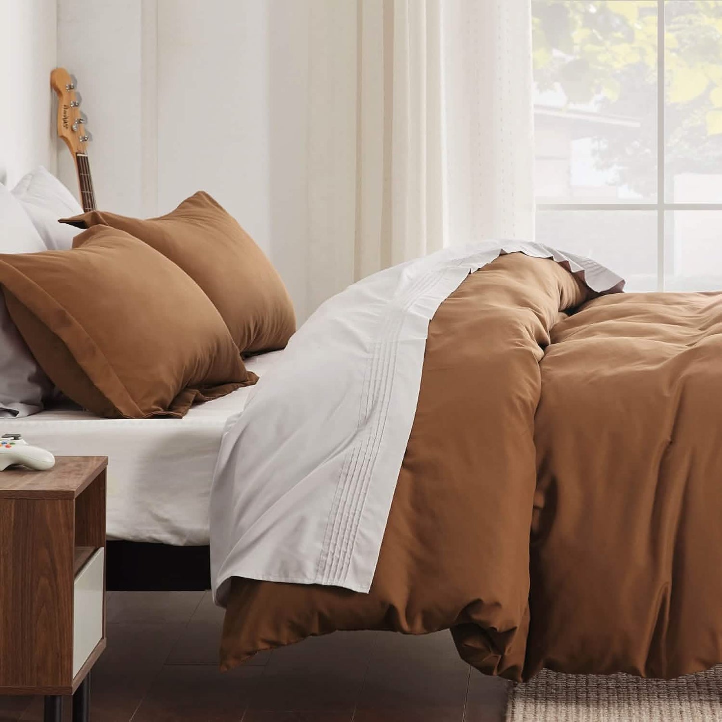 Brushed Polyester Microfiber Duvet Cover Set