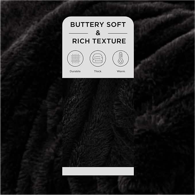 Fuzzy Faux Fur Blanket