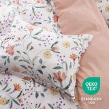 Exotic Foliage Pink Comforter Set