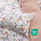 Exotic Foliage Pink Comforter Set