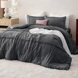 Bedsure Pinch Pleat Comforter set