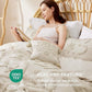 100% Cotton Tufted Duvet Cover Set Beige